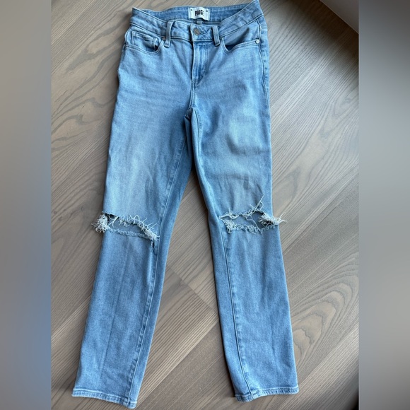 PAIGE Sky Blue Denim Jeans - Picture 1 of 4